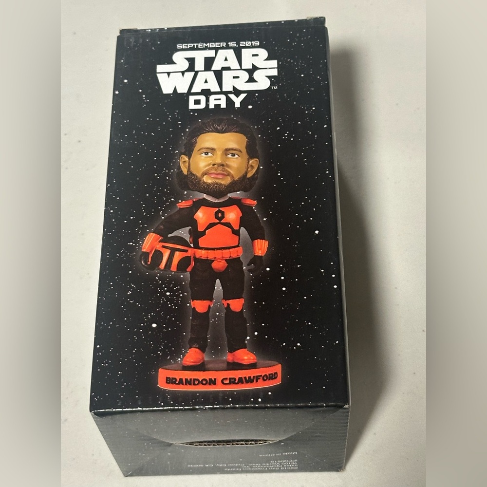 New Stars Wars Brandon Crawford SF Giants Bobble head limited edition